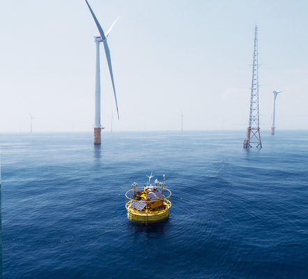 Metalen oceaanboei golf CTD-profiel Huidige oceanografische boei