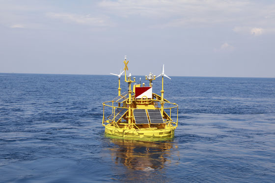 Meting Floating LiDAR System Boei Hoogte 1,5 m Breedte 0,5 m