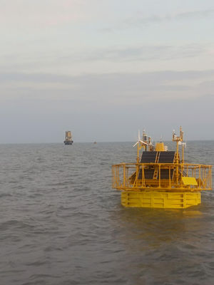 9m Floating Lidar Boy Boat Lokale gegevensopslag