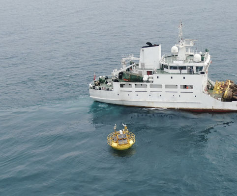 Lidaarsysteem van de offshorewind houdt stand tegen tyfoon